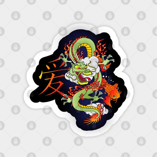 Dragon Winding Sticker by MARK ASHKENAZI